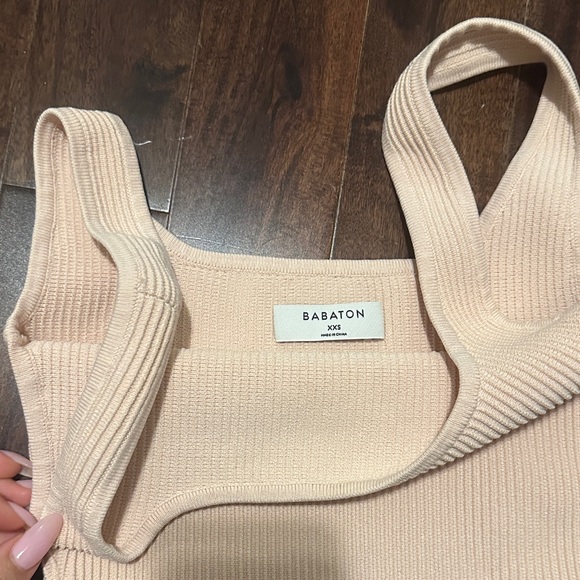 Babaton Ribbed Blush Tank Top - Picture 2 of 2